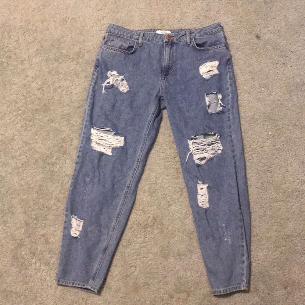 light washed forever 21 boyfriend jeans